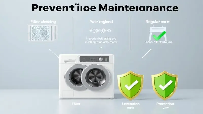 Conceito de manutenção preventiva e cuidados para eletrodomésticos