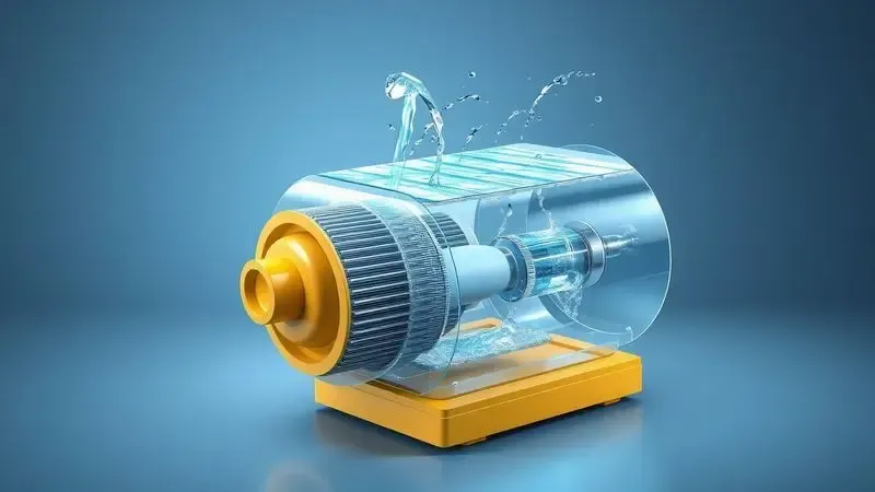 Conceito visual da manutenção preventiva mostrando limpeza do filtro de detritos e ciclo de higienização do tambor da máquina