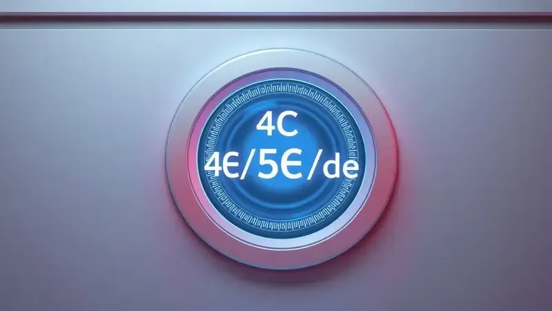 Representação conceitual de códigos de erro em display de lavadora com alerta visual